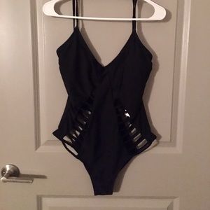 Windsor • Black Cutout Swimsuit